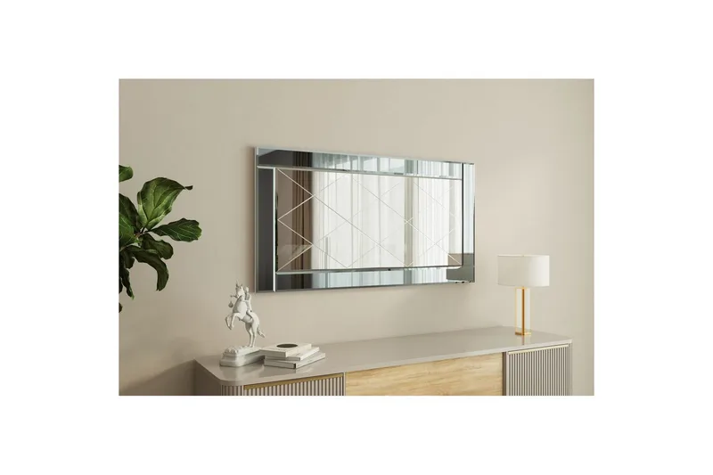 Speil Elorwich Fume / Hvit - Fume / Hvit - Innredning - Speil - Veggspeil