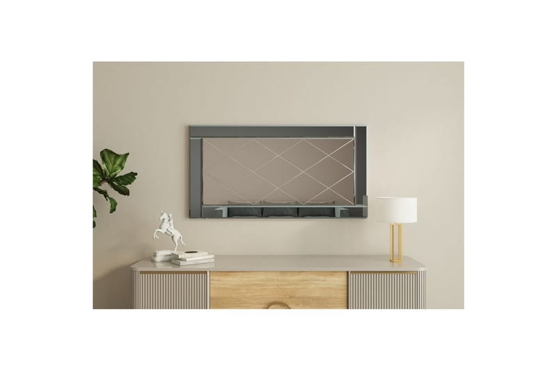 Speil Elorwich Fume / Hvit - Fume / Hvit - Innredning - Speil - Veggspeil