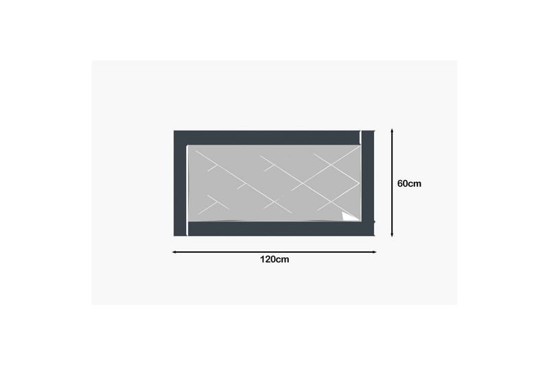Speil Elorwich Fume / Hvit - Fume / Hvit - Innredning - Speil - Veggspeil