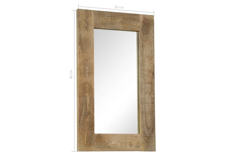 Speil heltre mango 50x80 cm - Veggspeil - Gangspeil