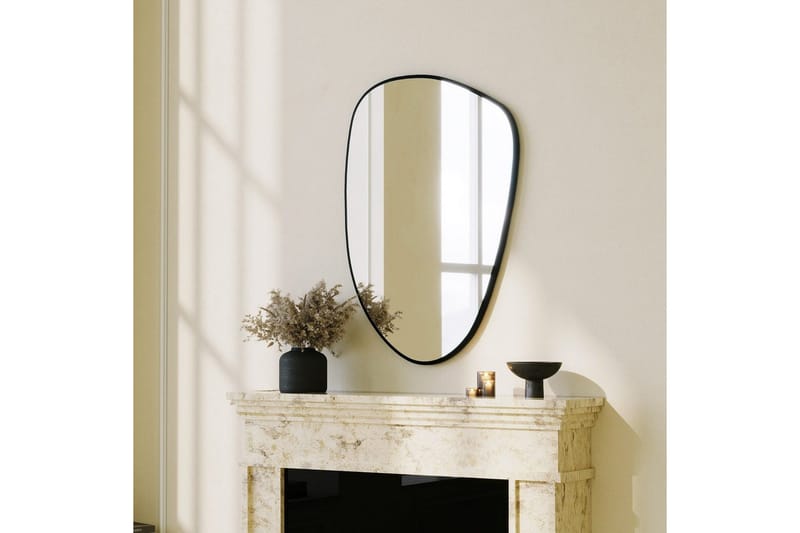 Speil Inrol Svart - Svart - Innredning - Speil - Veggspeil