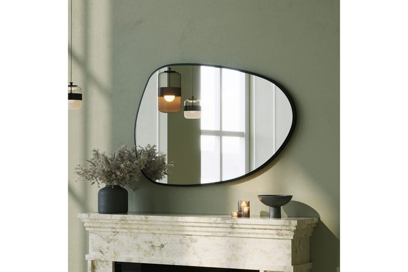 Speil Inrol Svart - Svart - Innredning - Speil - Veggspeil