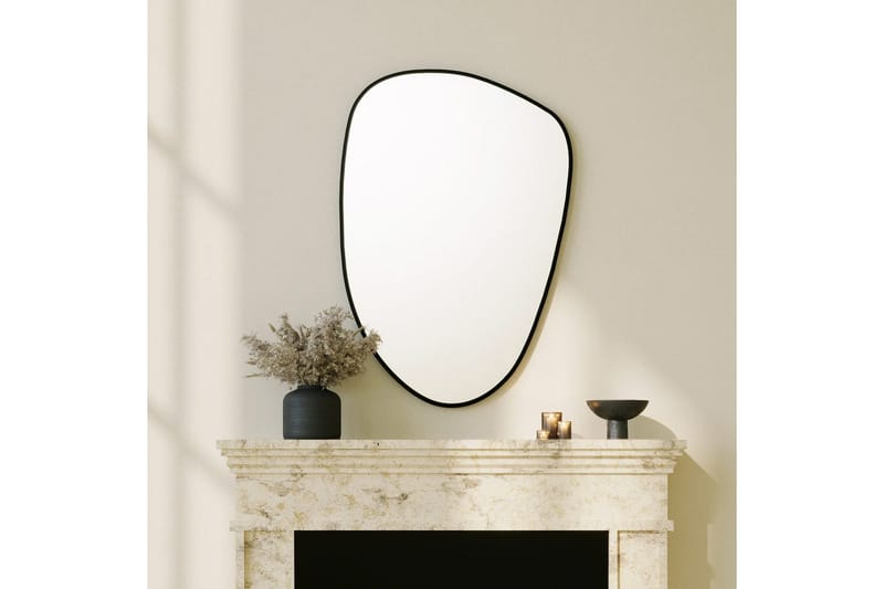 Speil Inrol Svart - Svart - Innredning - Speil - Veggspeil