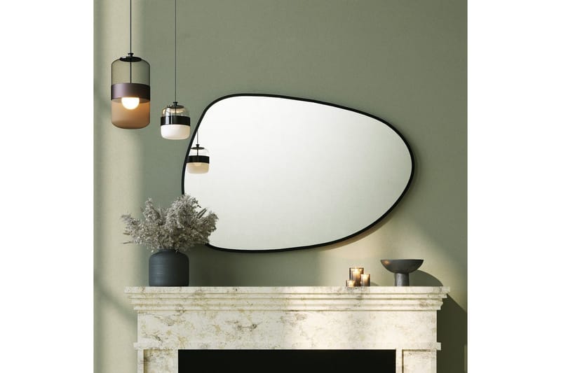 Speil Inrol Svart - Svart - Innredning - Speil - Veggspeil