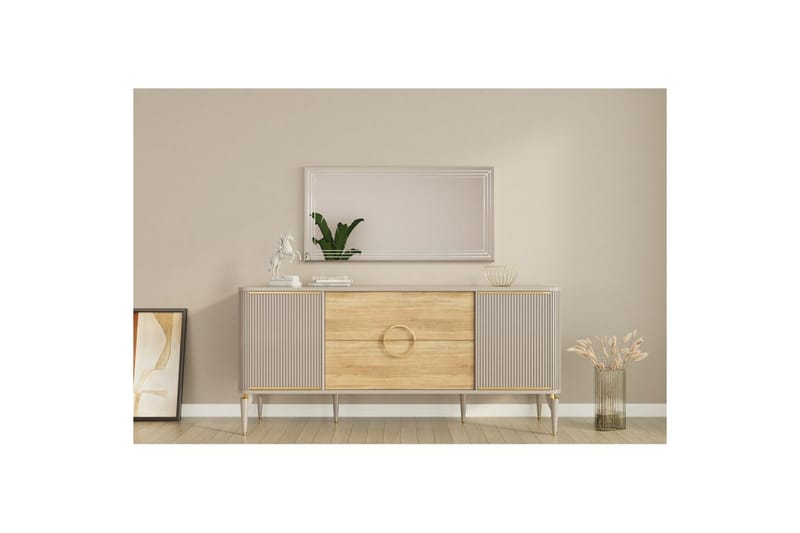 Speil Jasvinder Hvit - Hvit - Innredning - Speil - Veggspeil