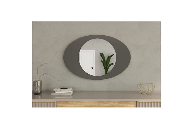Speil Masatoshi Antrasitt - Antrasitt - Innredning - Speil - Veggspeil