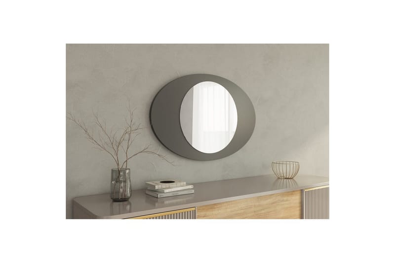 Speil Masatoshi Antrasitt - Antrasitt - Innredning - Speil - Veggspeil