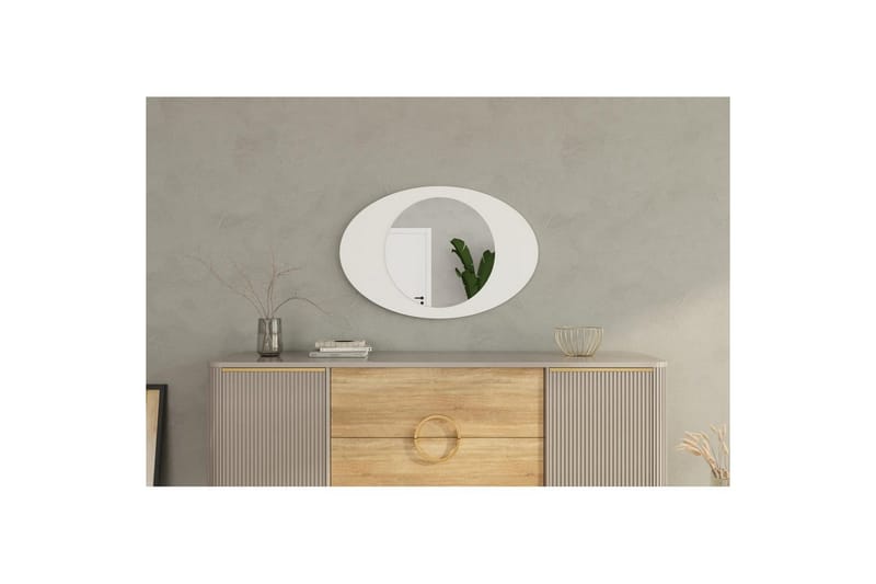 Speil Masatoshi Hvit - Hvit - Innredning - Speil - Veggspeil