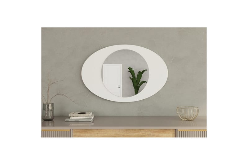 Speil Masatoshi Hvit - Hvit - Innredning - Speil - Veggspeil