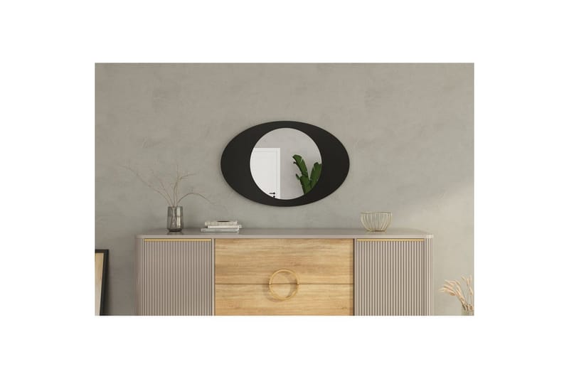 Speil Masatoshi Svart - Svart - Innredning - Speil - Veggspeil