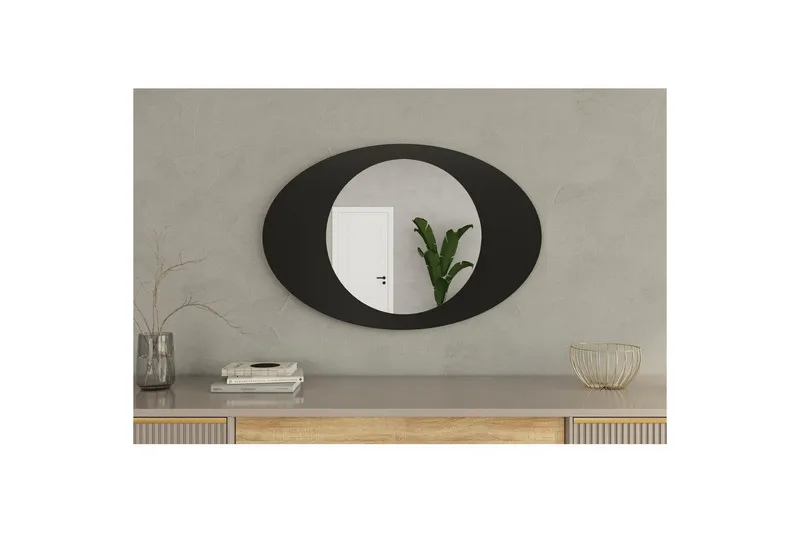 Speil Masatoshi Svart - Svart - Innredning - Speil - Veggspeil