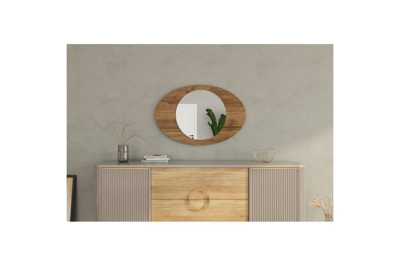 Speil Masatoshi Valnøtt - Valnøtt - Innredning - Speil - Veggspeil