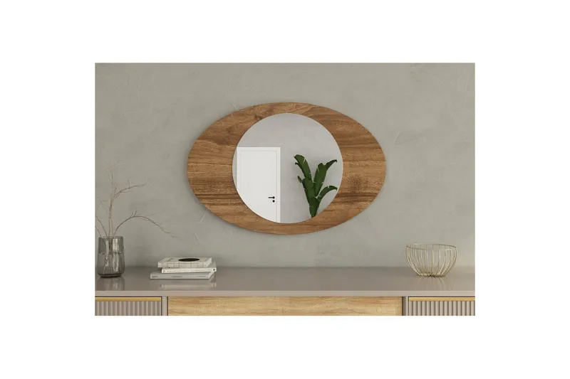 Speil Masatoshi Valnøtt - Valnøtt - Innredning - Speil - Veggspeil