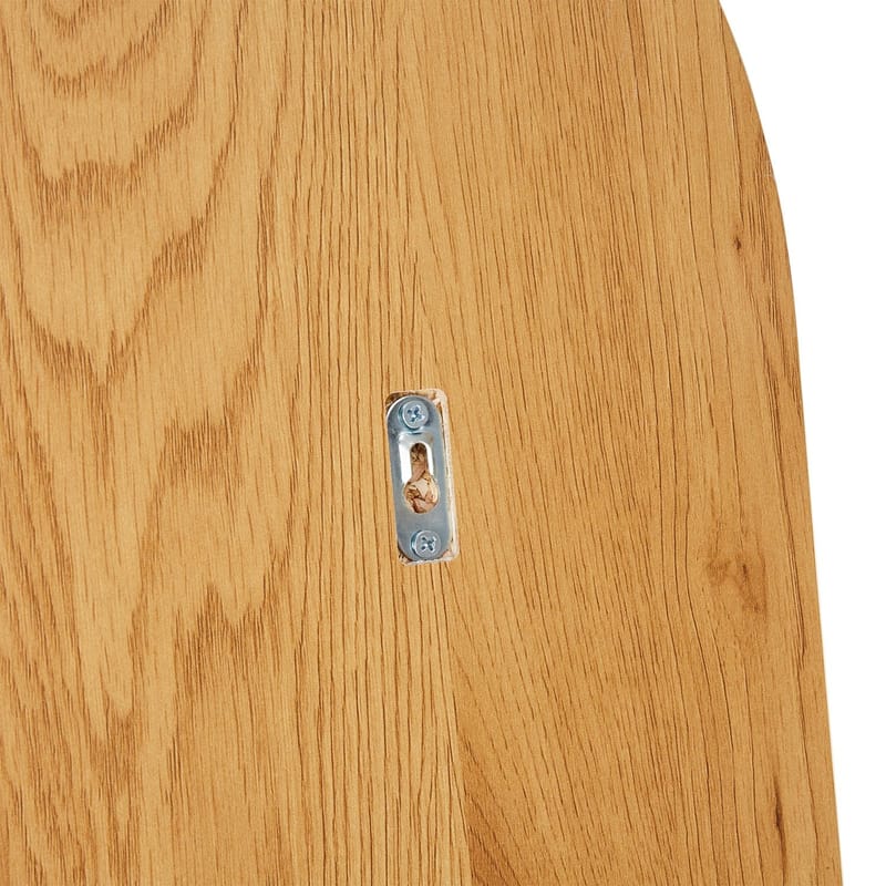 Speil med hylle HOME4YOU Aalborg 92x15x93 cm eik - brun - Innredning - Speil - Veggspeil