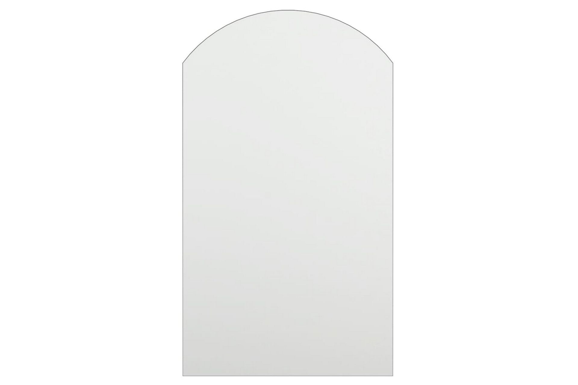 Speil med LED-lys 70x40 cm glass oval - Silver - Innredning - Speil - Veggspeil
