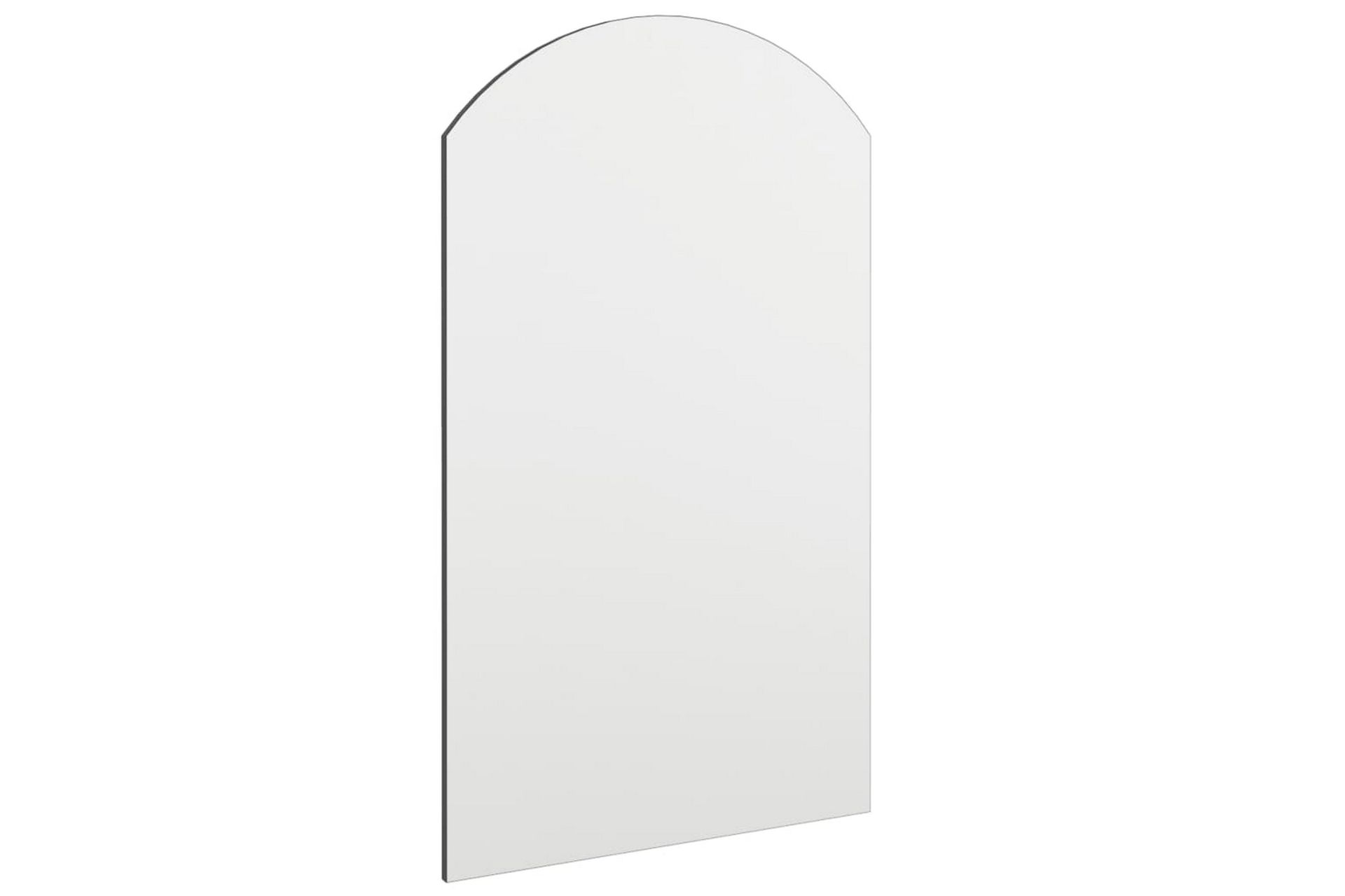 Speil med LED-lys 70x40 cm glass oval - Silver - Innredning - Speil - Veggspeil