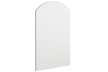 Speil med LED-lys 70x40 cm glass oval - Silver - Innredning - Speil - Veggspeil