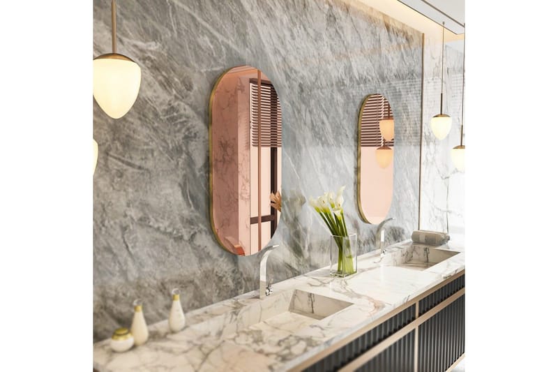Speil Riory Bronse / Gull - Bronse / Gull - Innredning - Speil - Veggspeil