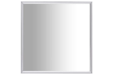 Speil sølv 40x40 cm - Silver - Innredning - Speil - Veggspeil