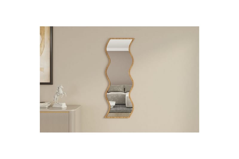 Speil Safidon Hvit / Natur - Hvit / Natur - Innredning - Speil - Veggspeil
