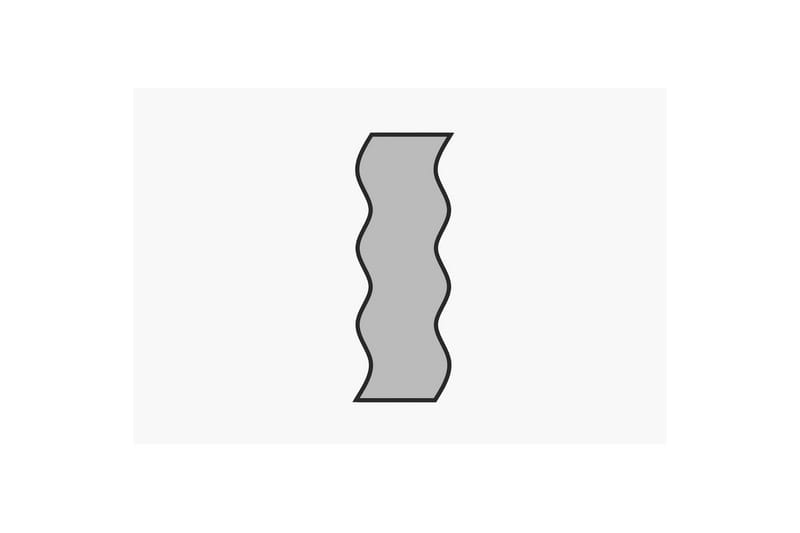 Speil Safidon Hvit / Svart - Hvit / Svart - Innredning - Speil - Veggspeil