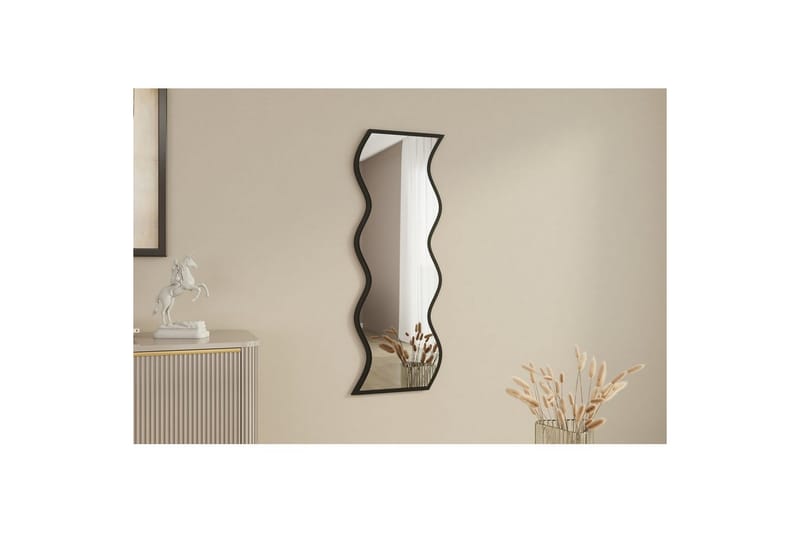 Speil Safidon Hvit / Svart - Hvit / Svart - Innredning - Speil - Veggspeil