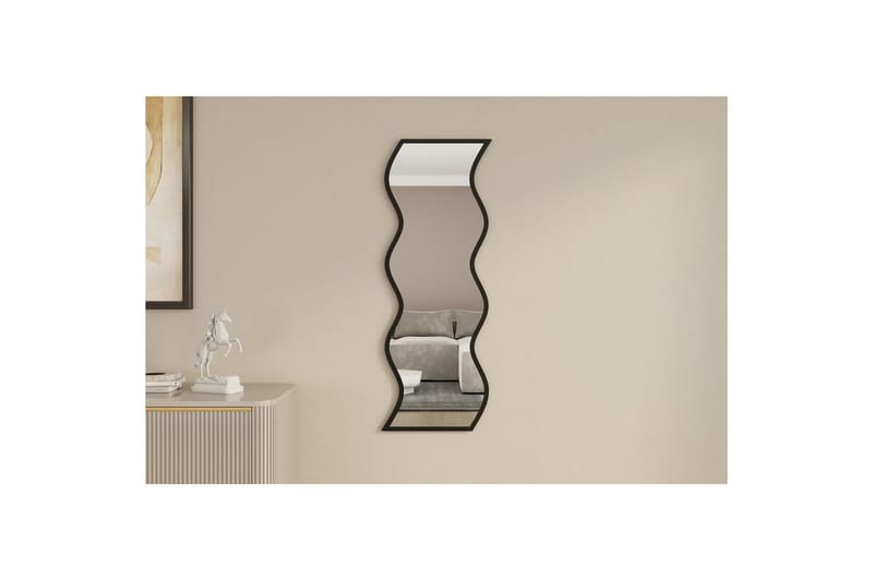 Speil Safidon Hvit / Svart - Hvit / Svart - Innredning - Speil - Veggspeil