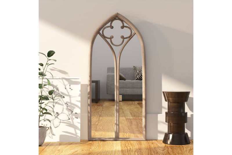 Speil sand 100x45 cm for innendørs bruk jern - Krem - Innredning - Speil - Veggspeil