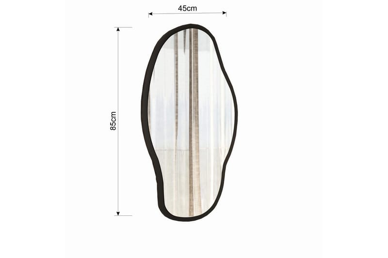 Speil Skyet Transparent - Ivory - Innredning - Speil - Veggspeil