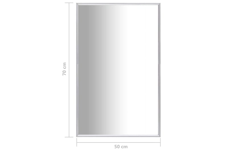 Speil sölv 70x50 cm - Silver - Innredning - Speil - Veggspeil