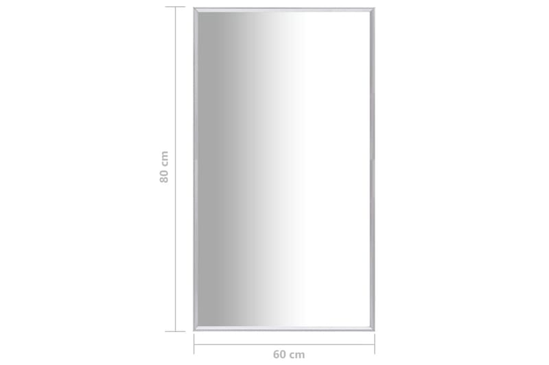 Speil sölv 80x60 cm - Silver - Innredning - Speil - Veggspeil