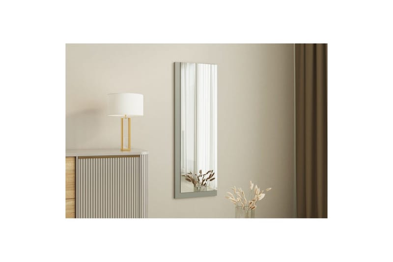 Speil Sudariya Hvit / Antrasitt - Hvit / Antrasitt - Innredning - Speil - Veggspeil
