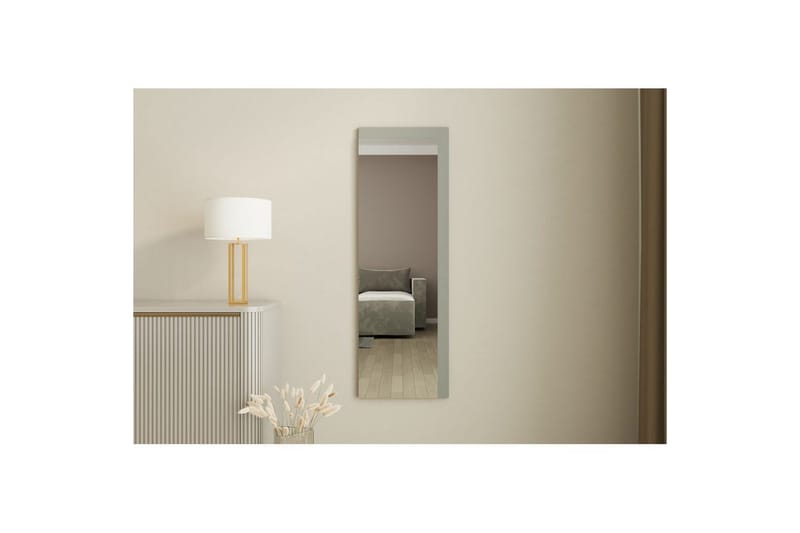 Speil Sudariya Hvit / Antrasitt - Hvit / Antrasitt - Innredning - Speil - Veggspeil