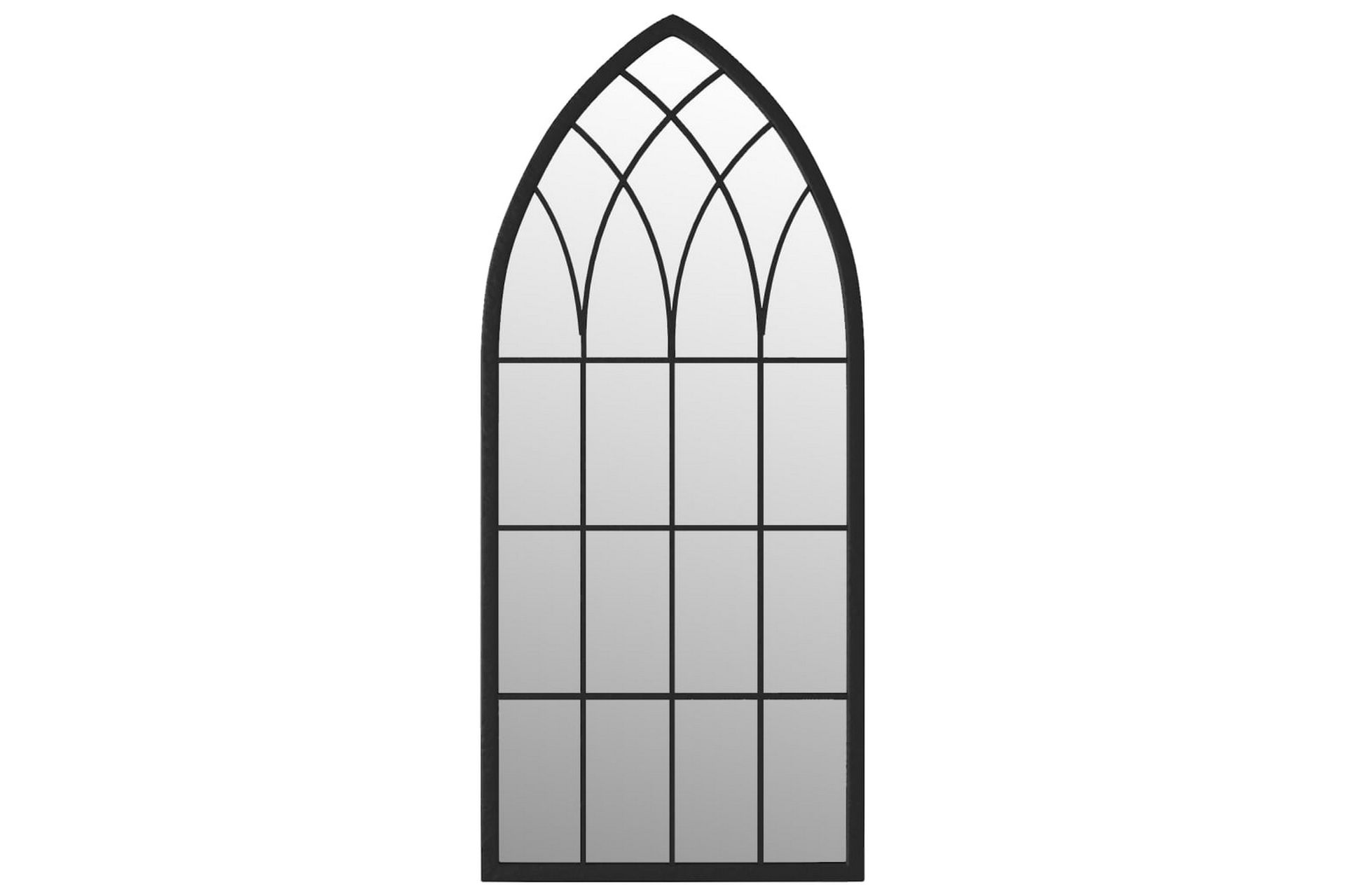 Speil svart 70x30 cm for innendørs bruk jern - Svart - Innredning - Speil - Veggspeil