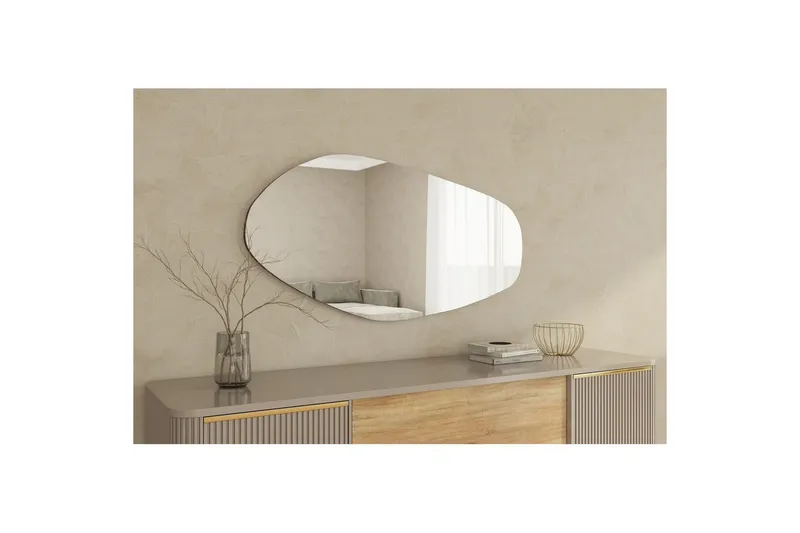 Speil Ticomanra svart - Svart - Innredning - Speil - Veggspeil