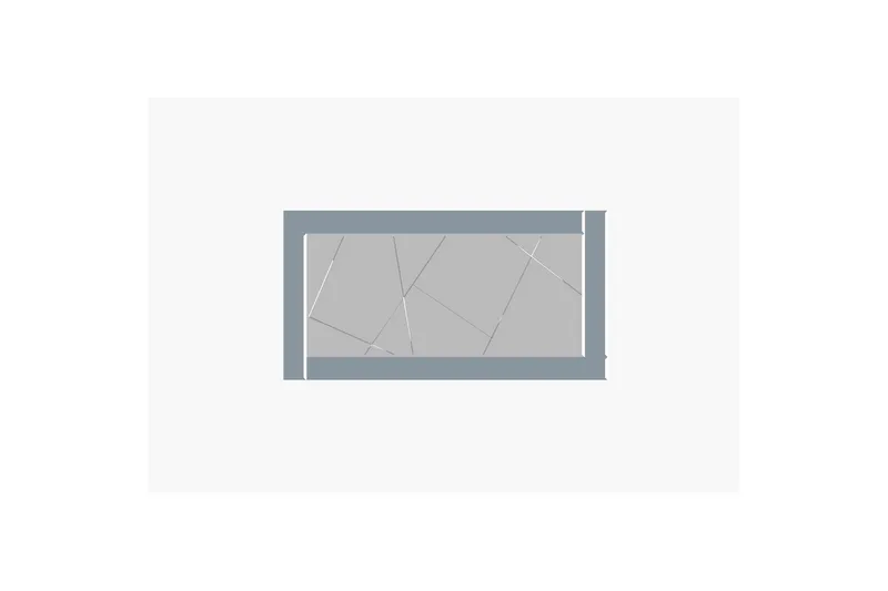 Speil Virlin Fume / Hvit, Fume / Hvit