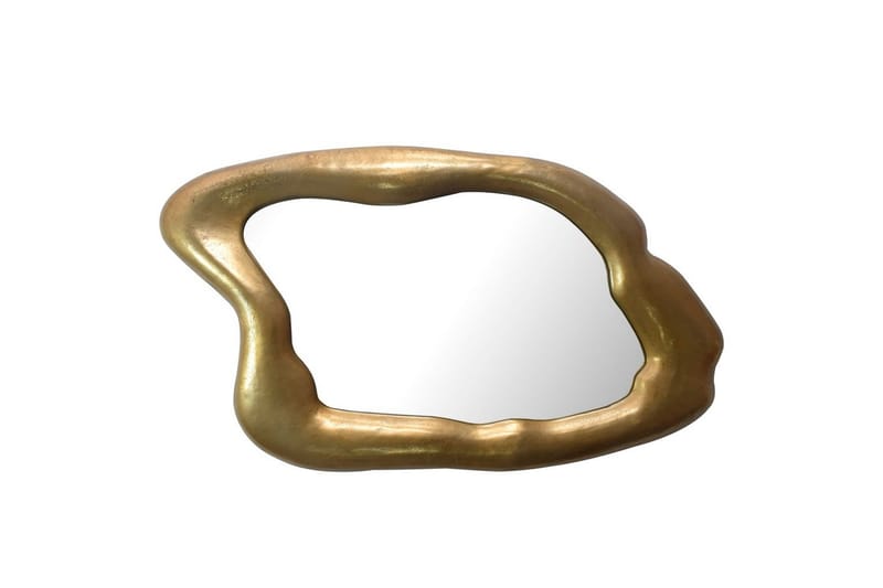 Speil Wohnling Asymmetrisk metall tykt metallramme oval 100 cm - Innredning - Speil - Veggspeil