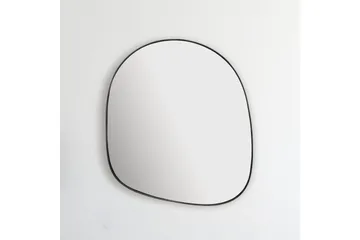 Speil Wohnling Asymmetrisk metall tykt metallramme oval 60 cm - Innredning - Speil - Veggspeil