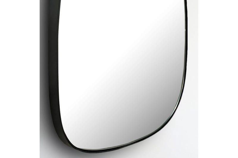 Speil Wohnling Asymmetrisk metall tykt metallramme oval 60 cm - Innredning - Speil - Veggspeil