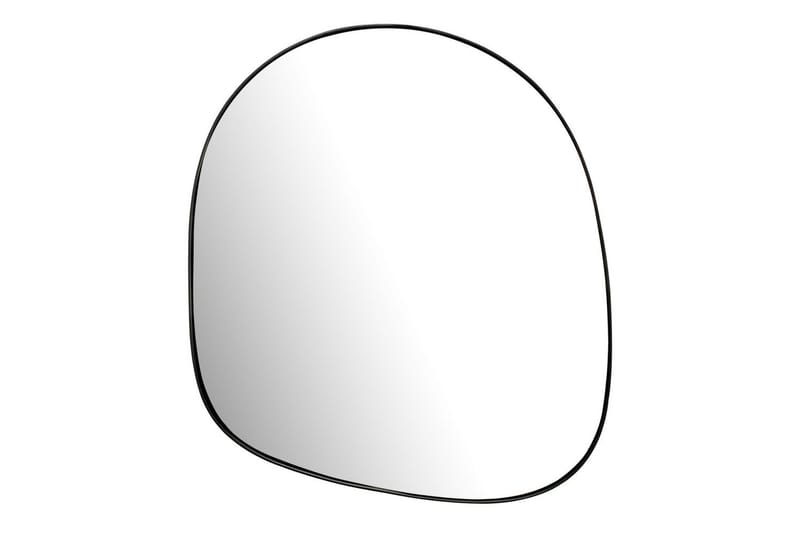 Speil Wohnling Asymmetrisk metall tykt metallramme oval 60 cm - Innredning - Speil - Veggspeil