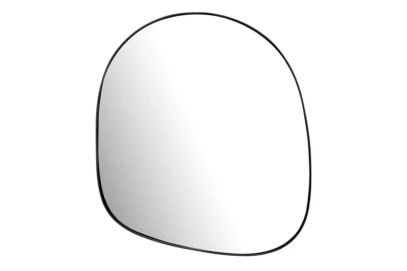 Speil Wohnling Asymmetrisk metall tykt metallramme oval 60 cm, undefined