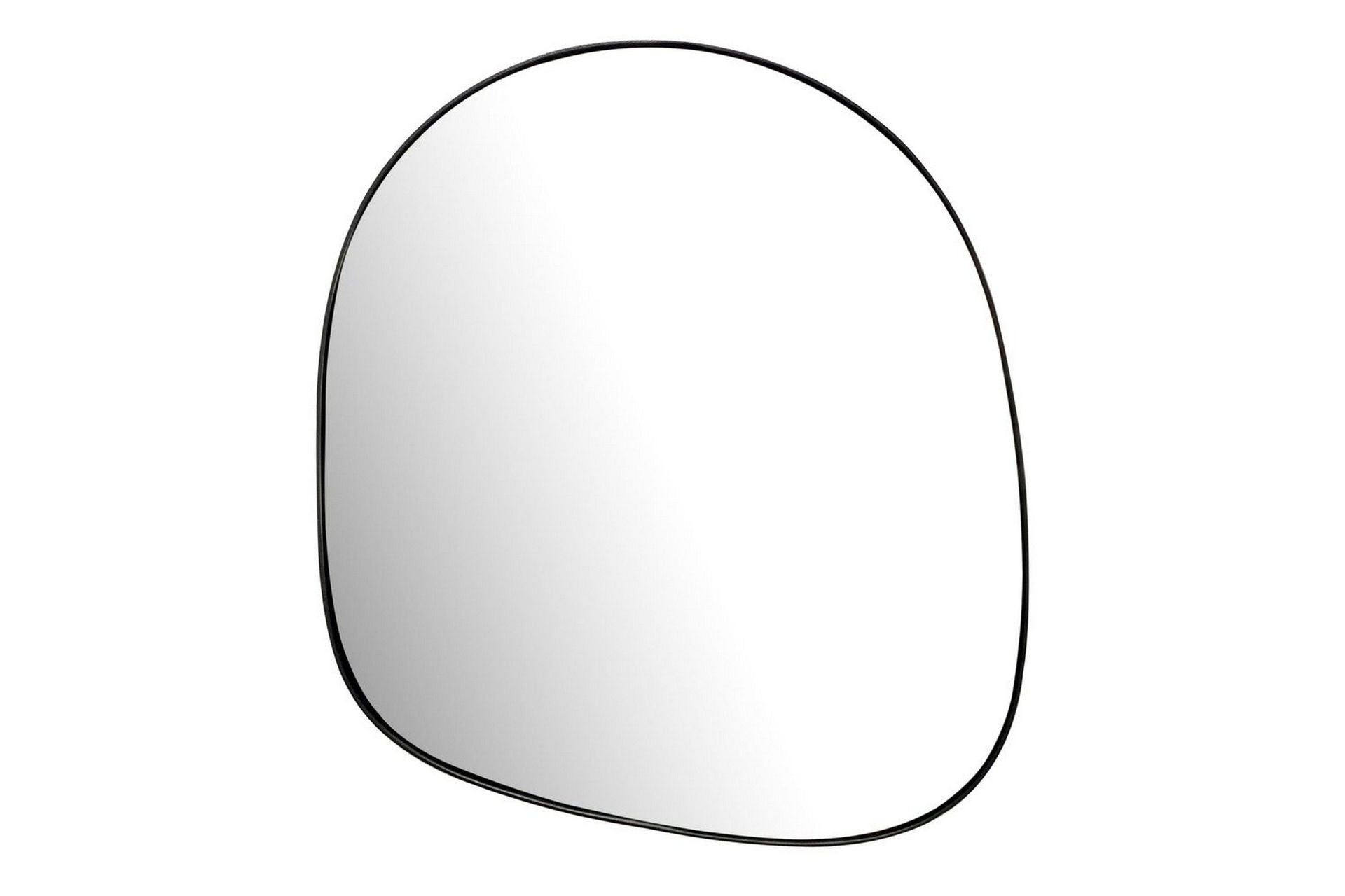 Speil Wohnling Asymmetrisk metall tykt metallramme oval 60 cm -