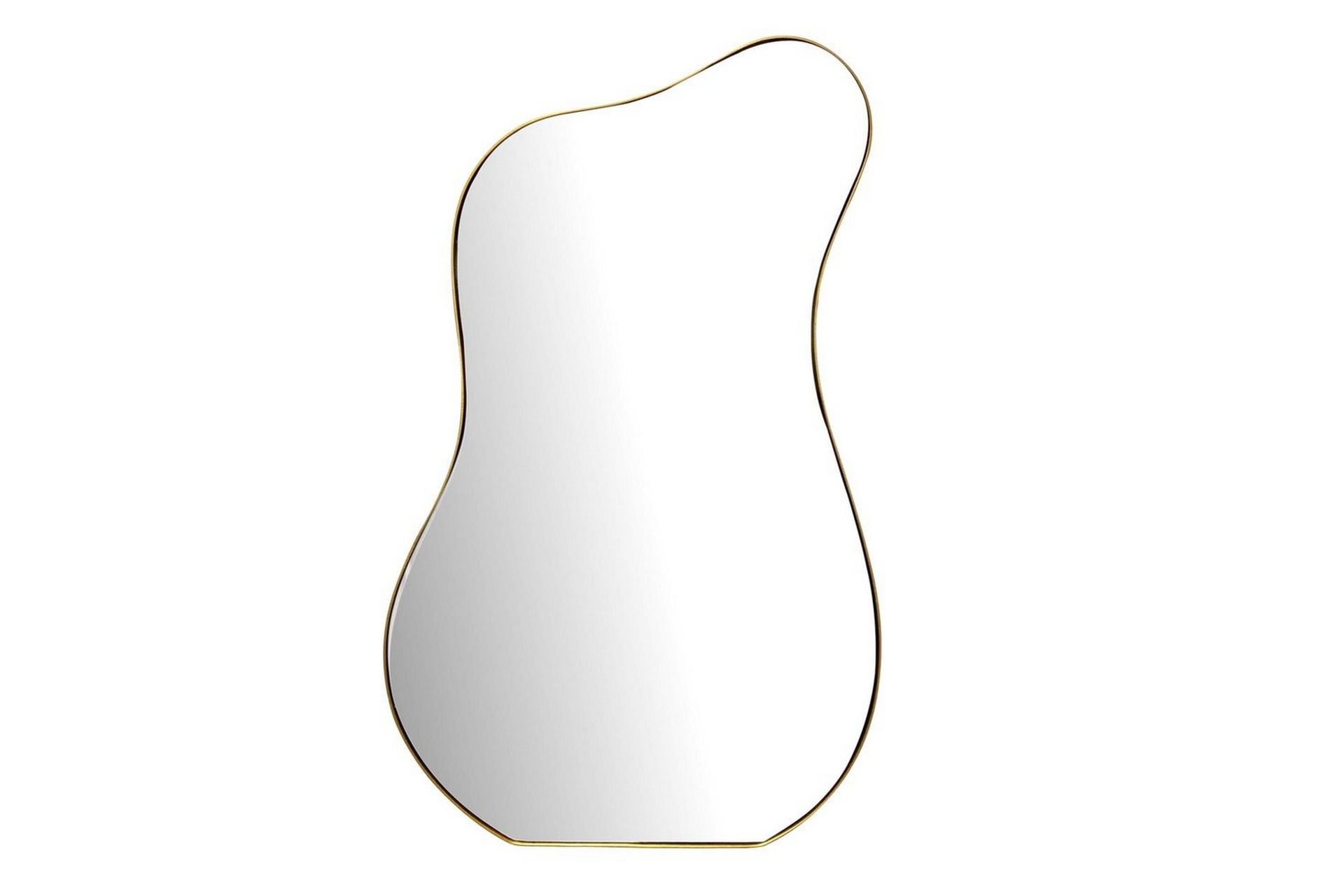 Speil Wohnling Asymmetrisk metallramme oval 100 cm -