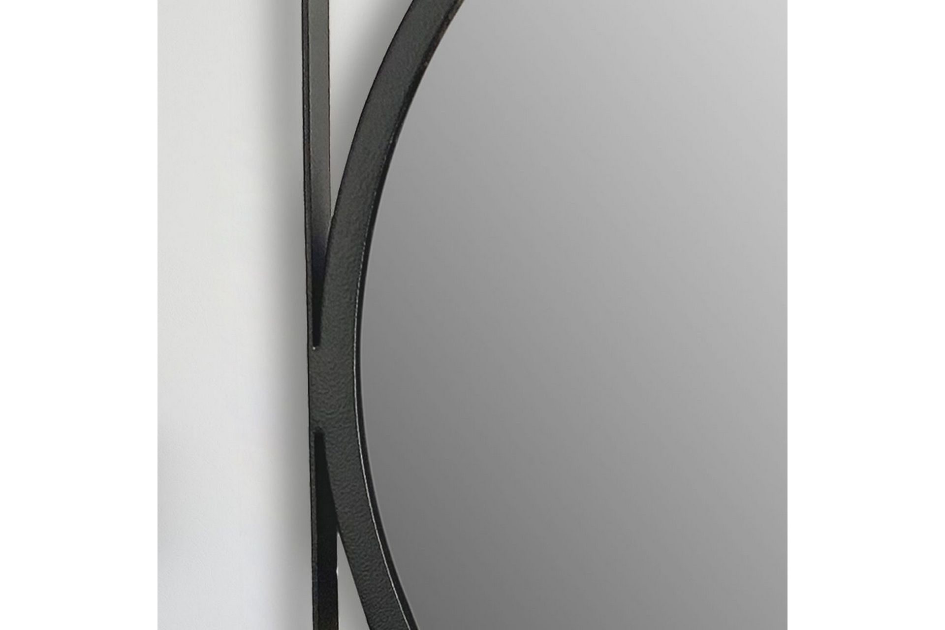 Speil Wohnling Kvadratisk ramme rund 54 cm moderne - Innredning - Speil - Veggspeil