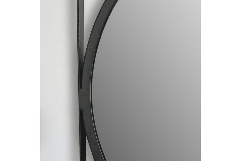 Speil Wohnling Kvadratisk ramme rund 54 cm moderne - Innredning - Speil - Veggspeil