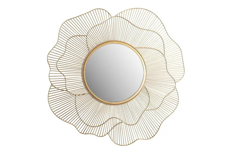 Speil Wohnling Rose metallramme rund 77 cm moderne, undefined