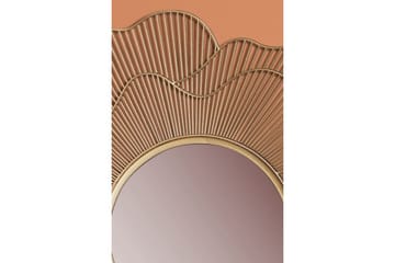 Speil Wohnling Rose metallramme rund 77 cm moderne - Innredning - Speil - Veggspeil