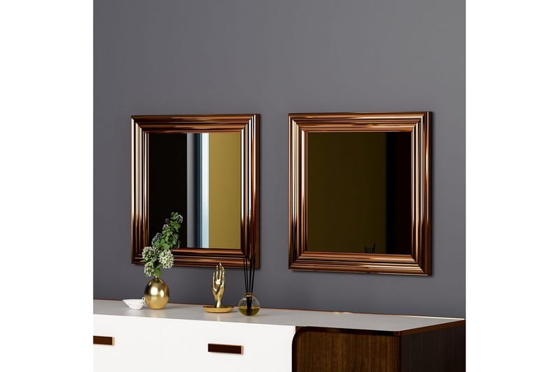 Speilsett (2 deler) Dorougradwyn Bronse - Bronse - Innredning - Speil - Veggspeil