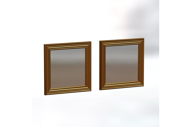 Speilsett (2 deler) Dorougradwyn Gull - Gull - Innredning - Speil - Veggspeil