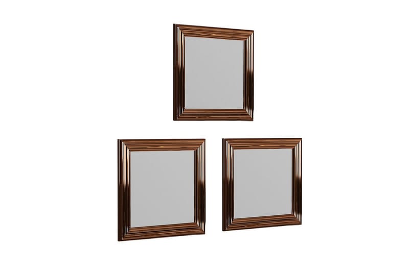Speilsett (3 deler) Gausberto Bronse - Bronse - Innredning - Speil - Veggspeil